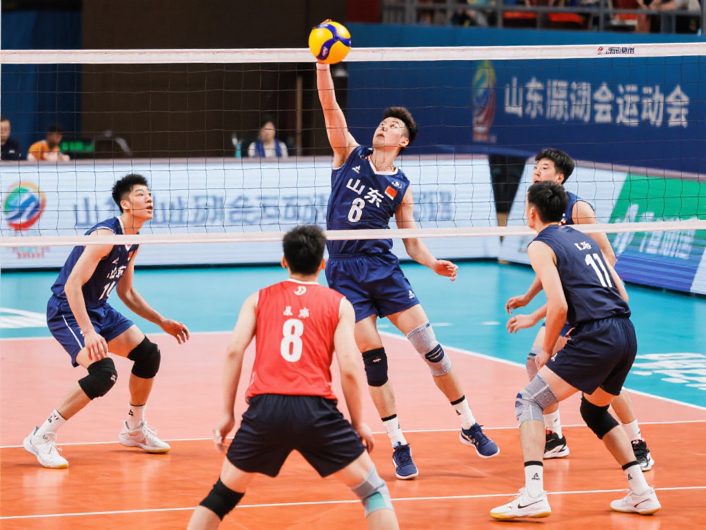 山东男排强势晋级全运会决赛阶段比赛