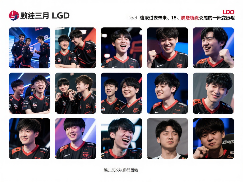 LGD告别三月:春茧化蝶,奔赴世界赛梦想 告别三月,LGD战队通过18宫格照片与粉