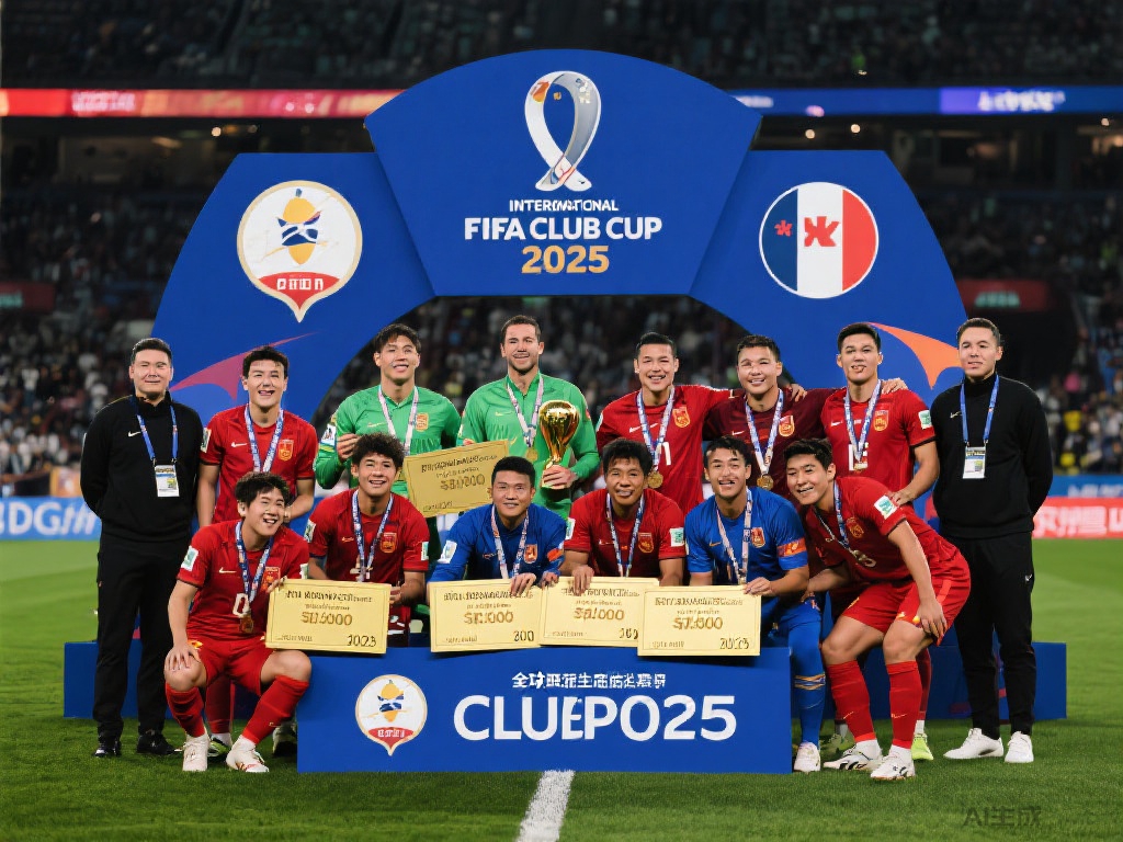 2025国际足联俱乐部世界杯：奖金突破历史新高，每队最低5000万！